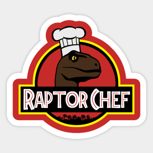 Raptor chef Sticker